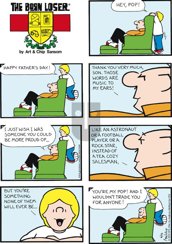 The Born Loser on Sunday June 16, 2024 Comic Strip