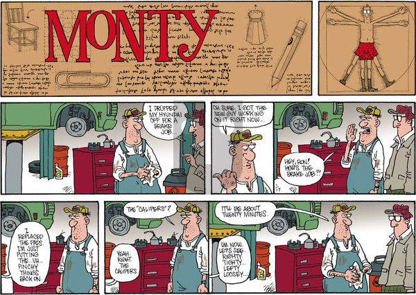 Monty on Sunday January 17, 2016 Comic Strip