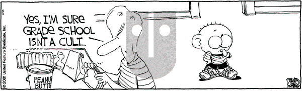 The Buckets on Saturday September 15, 2001 Comic Strip