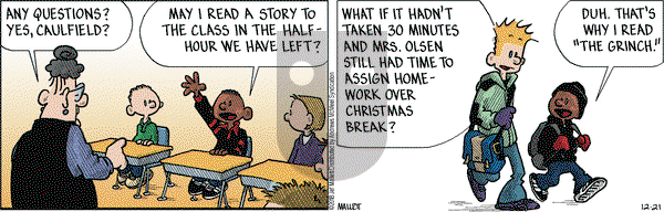 Frazz on Friday December 21, 2018 Comic Strip