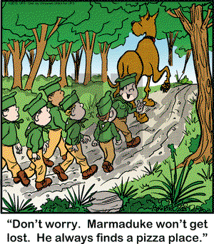Marmaduke on Monday July 27, 2015 Comic Strip