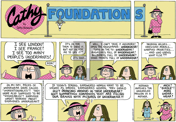 Cathy Classics - Sunday April 21, 2013 Comic Strip