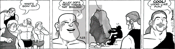 Alley Oop on Saturday July 23, 2005 Comic Strip