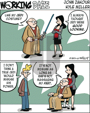 Working Daze on Monday October 30, 2006 Comic Strip