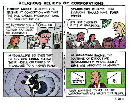Ted Rall on Friday March 28, 2014 Comic Strip