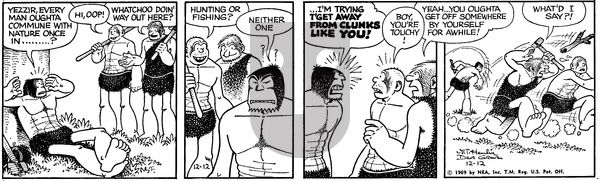 Alley Oop on Friday December 12, 1969 Comic Strip
