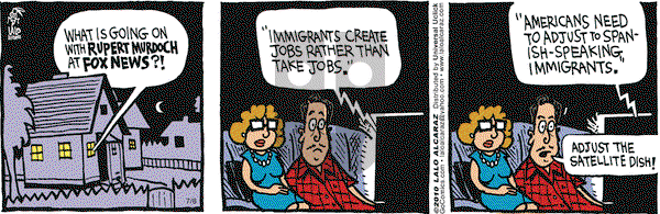 La Cucaracha on Thursday July 8, 2010 Comic Strip