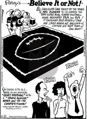 Ripley's Believe It or Not on Tuesday June 22, 1999 Comic Strip