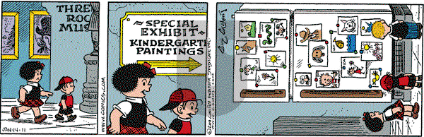 Nancy on Friday January 14, 2011 Comic Strip