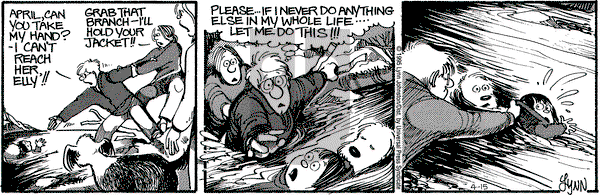 For Better or For Worse - Saturday April 15, 1995 Comic Strip