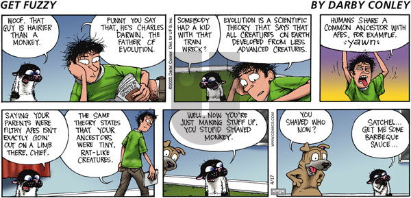 Get Fuzzy on Sunday April 17, 2005 Comic Strip
