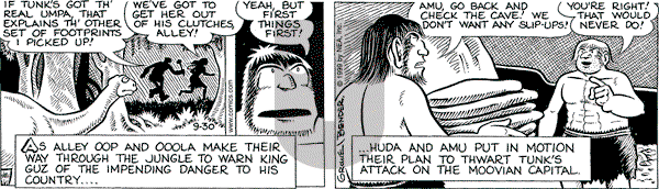 Alley Oop on Thursday September 30, 1999 Comic Strip