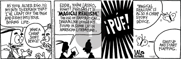 La Cucaracha on Wednesday November 27, 2002 Comic Strip