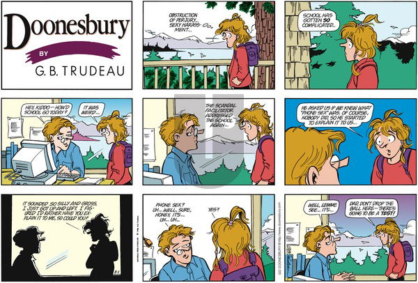 Doonesbury on Thursday October 18, 2001 Comic Strip