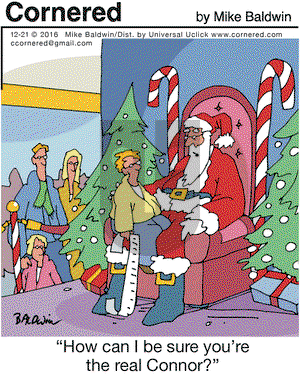 Cornered on Wednesday December 21, 2016 Comic Strip