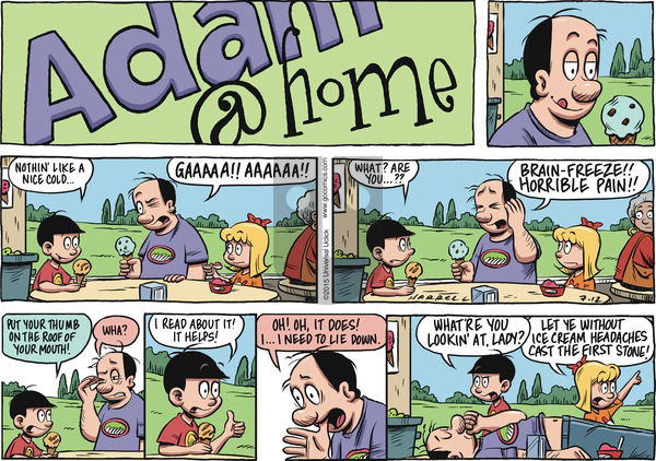 Adam@Home on Sunday July 12, 2015 Comic Strip