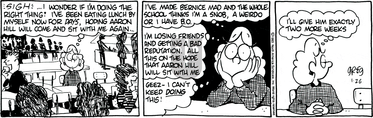 Luann - Tuesday January 26, 1993 Comic Strip