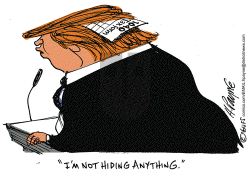 Henry Payne on Wednesday September 28, 2016 Comic Strip