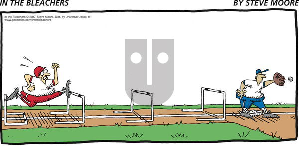 In the Bleachers on Sunday January 1, 2017 Comic Strip