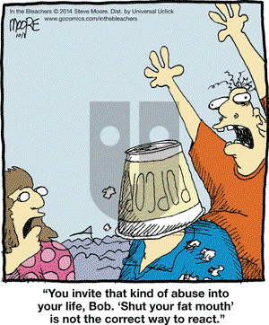 In the Bleachers on Wednesday October 8, 2014 Comic Strip