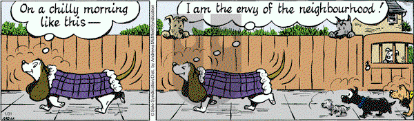 Fred Basset on Thursday January 31, 2019 Comic Strip