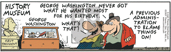 Frank and Ernest on Monday February 19, 2007 Comic Strip
