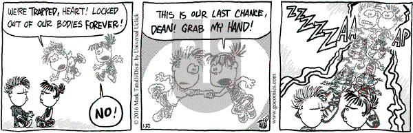 Heart of the City on Friday January 22, 2016 Comic Strip