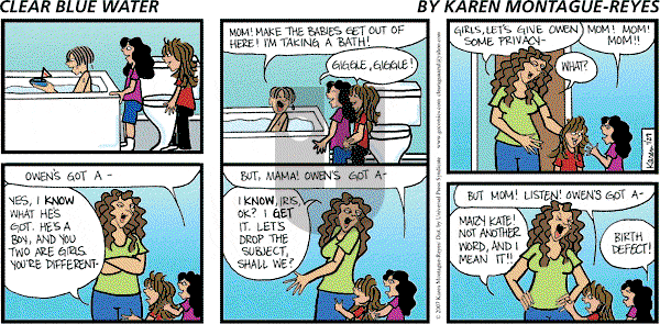 Clear Blue Water on Sunday January 27, 2008 Comic Strip
