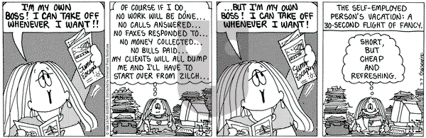 Cathy Classics - Tuesday July 7, 1998 Comic Strip