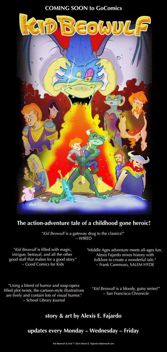 Kid Beowulf - Monday July 7, 2014 Comic Strip