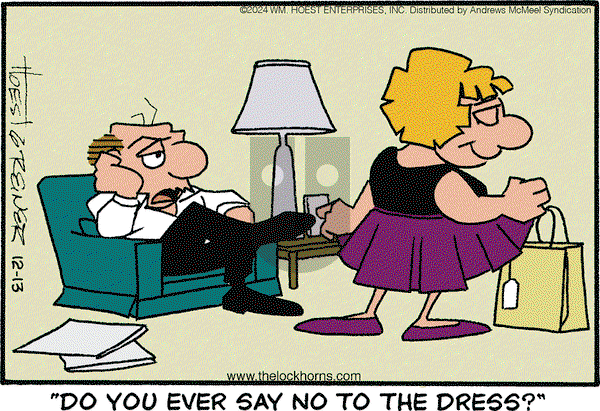 The Lockhorns - Friday December 13, 2024 Comic Strip