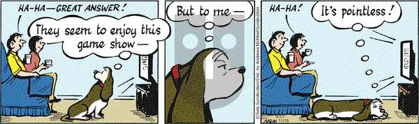 Fred Basset on Thursday November 15, 2018 Comic Strip
