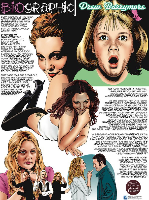 Biographic on Sunday May 4, 2014 Comic Strip