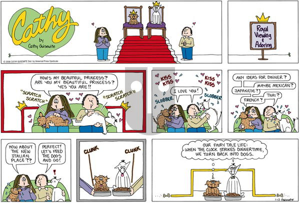 Cathy Classics on Sunday January 15, 2006 Comic Strip