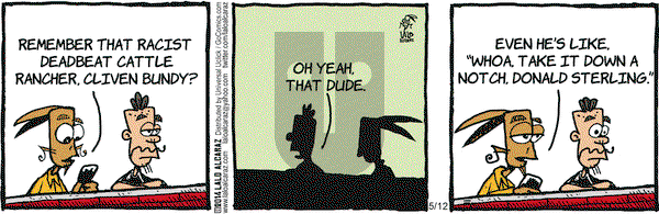La Cucaracha on Monday May 12, 2014 Comic Strip