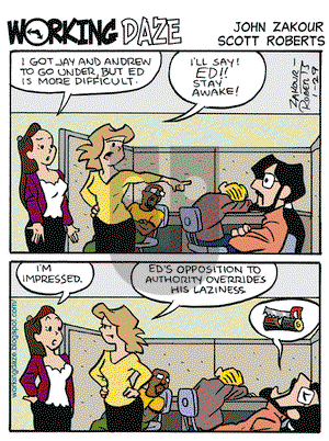 Working Daze on Thursday January 29, 2009 Comic Strip