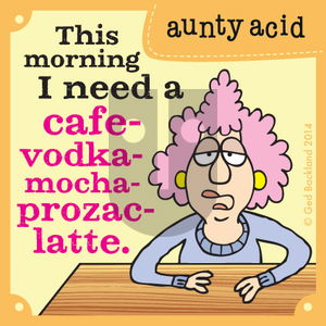 Aunty Acid on Saturday April 5, 2014 Comic Strip