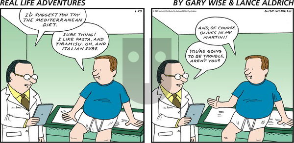 Real Life Adventures - Sunday January 23, 2022 Comic Strip