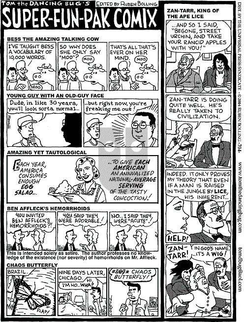 Tom the Dancing Bug on Saturday June 19, 2004 Comic Strip