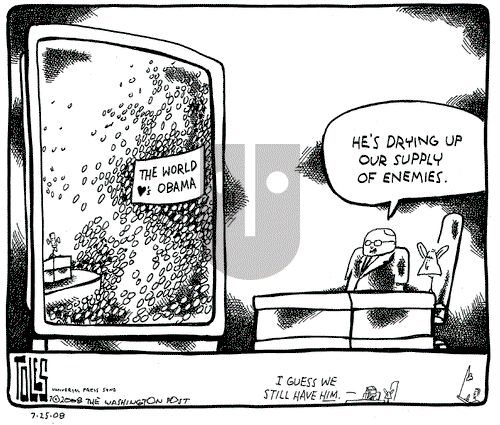 Tom Toles on Friday July 25, 2008 Comic Strip