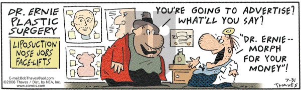 Frank and Ernest on Monday July 31, 2006 Comic Strip