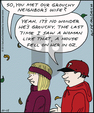 Real Life Adventures on Monday November 11, 2013 Comic Strip