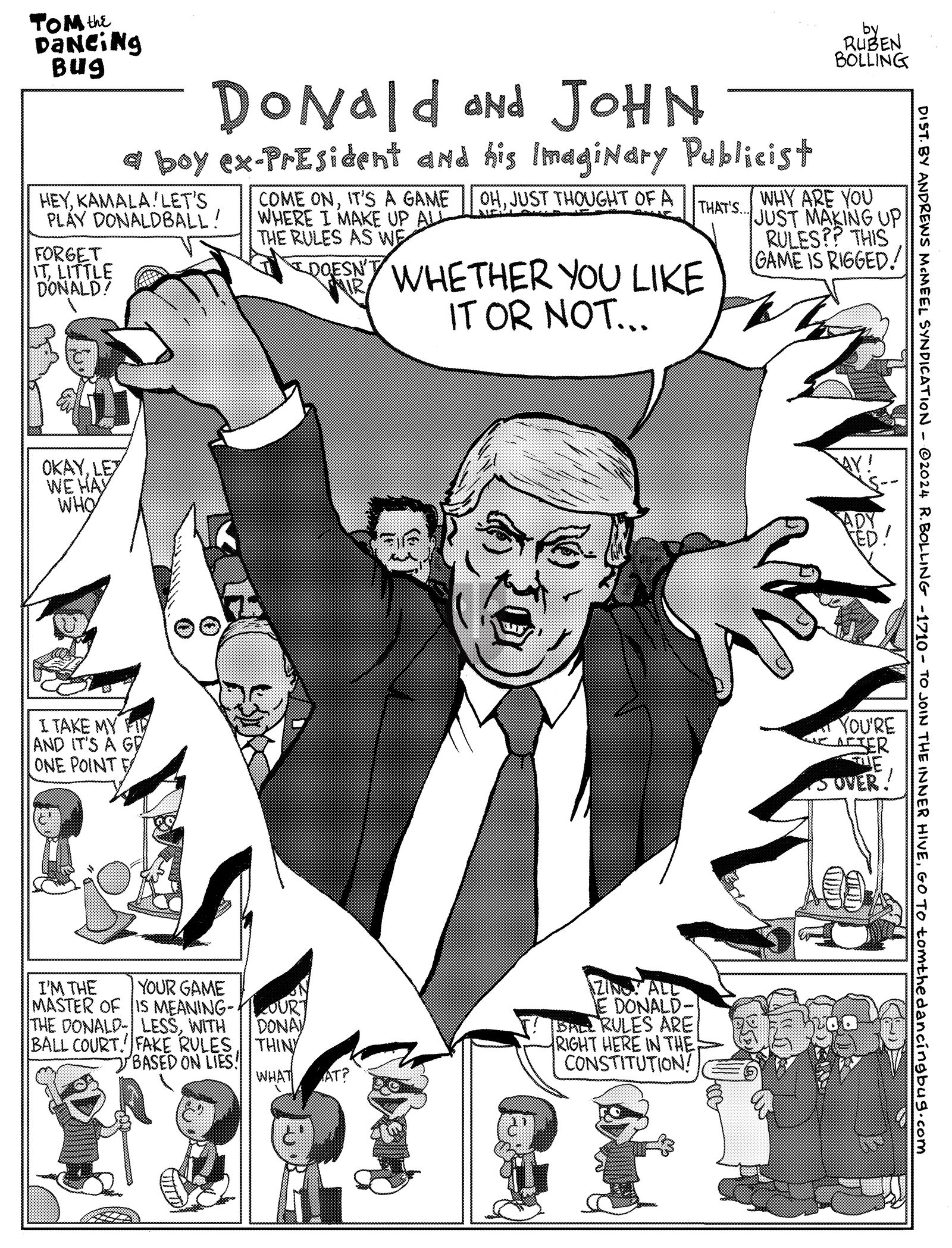 Tom the Dancing Bug - Monday November 4, 2024 Comic Strip