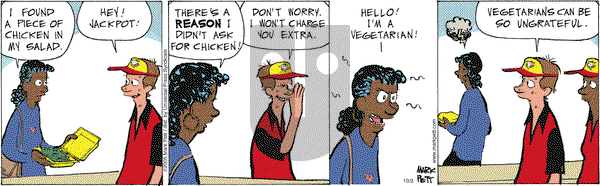 Lucky Cow on Monday October 3, 2005 Comic Strip