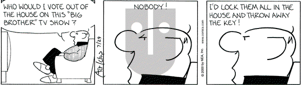 The Born Loser on Saturday July 29, 2000 Comic Strip