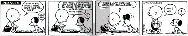 Peanuts on Friday August 8, 1952 Comic Strip