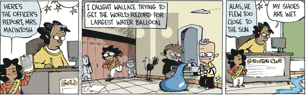 Wallace the Brave on Friday April 4, 2025 Comic Strip