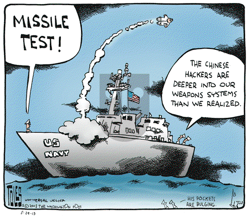 Tom Toles on Wednesday May 29, 2013 Comic Strip