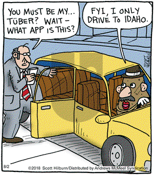 The Argyle Sweater on Thursday August 2, 2018 Comic Strip