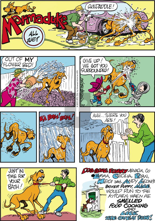 Marmaduke on Sunday July 7, 2013 Comic Strip